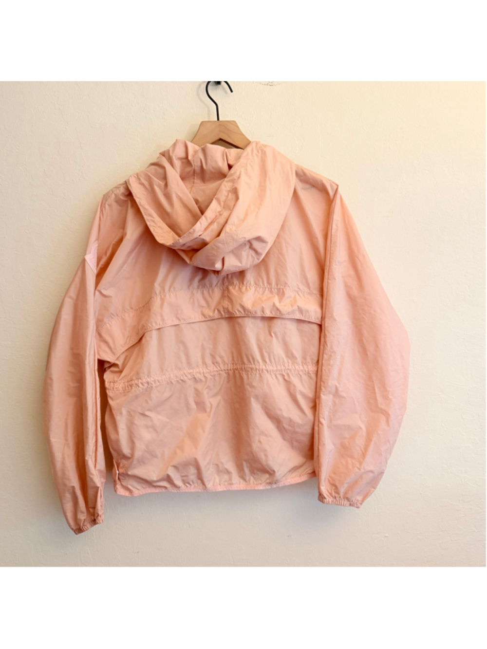 Women's Moncler Lightweight Windbreaker Jacket Pink Size Small - Picture 11 of 13